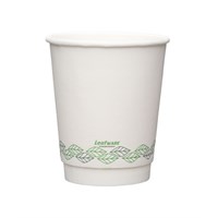 Leafware White Double Wall Cups